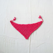 Pañoleta Tejida Crochet Patico, Fucsia
