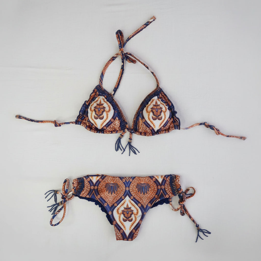 Bikini Lolita, Azul & Naranja