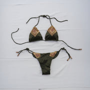 Bikini Frente al Mar, Verde Oliva