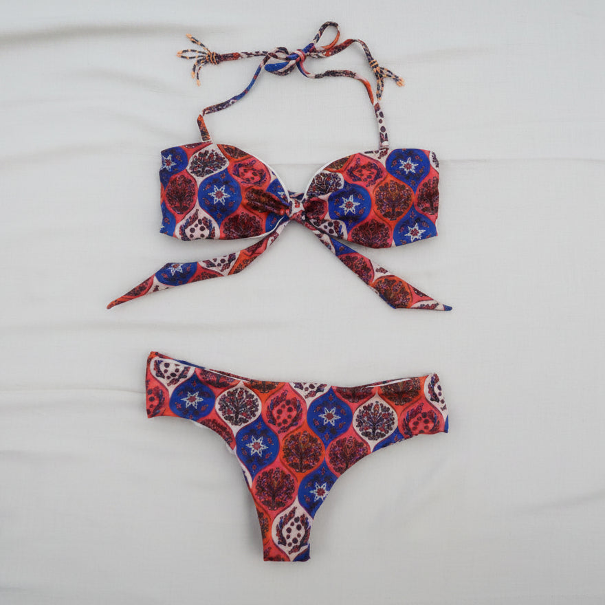 Bikini Piscis, Azul & Naranja