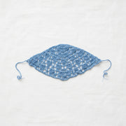 Pañoleta Tejida Crochet Concha, Azul