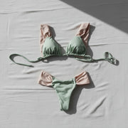 Bikini Hada, Verde Menta & Blanco Crema
